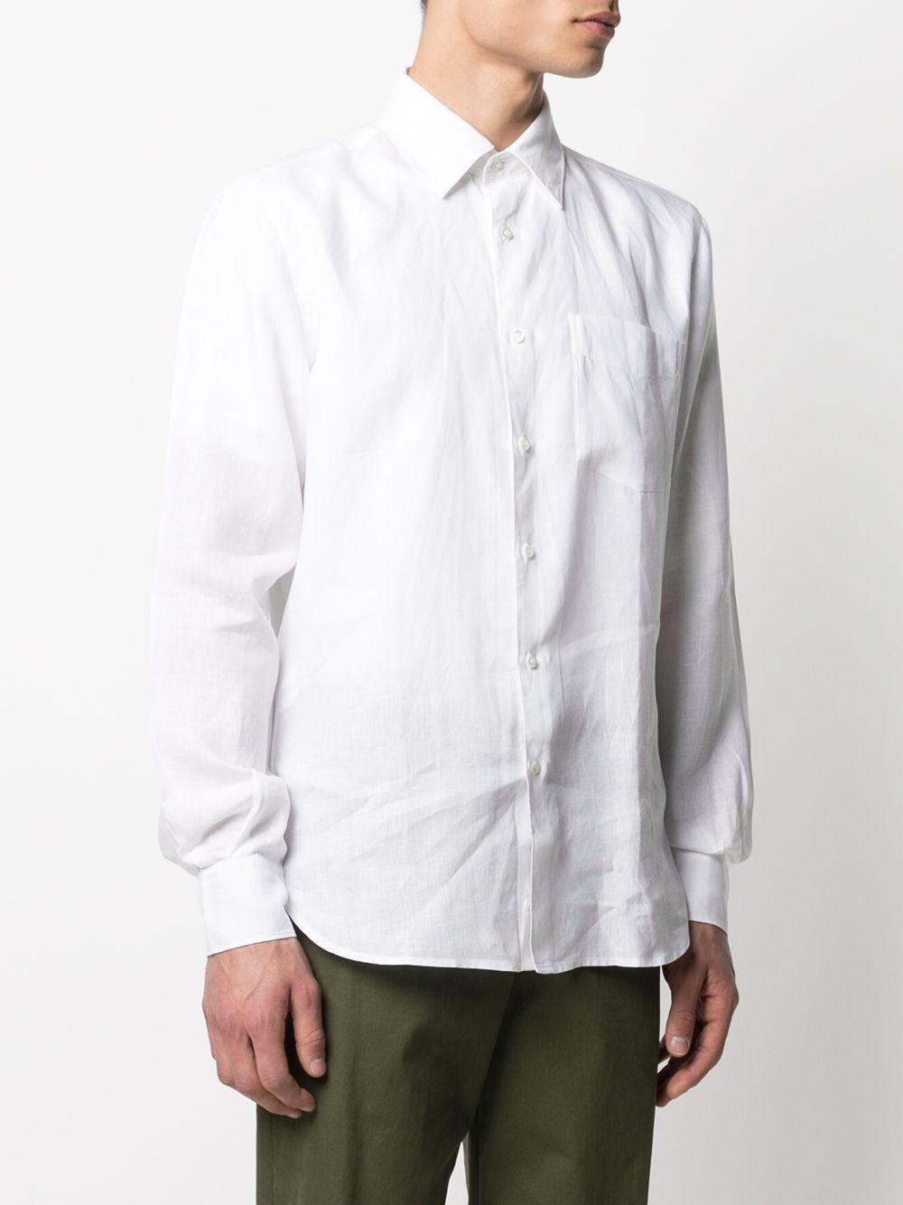 Tシャツ・カットソー ASPESI SS24 COTTON SHIRT (CE84_D30785098) sedici shirt man white in linen - ASPESI - d — 2